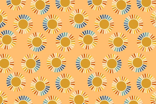 Retro Background Sun Sunshine Abstract Hippie Texture — Stockfoto