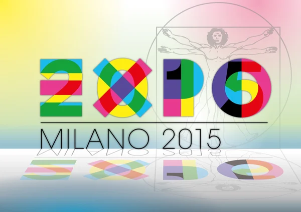 Expo 2015 logotyp — Stock vektor