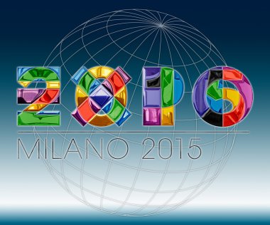 Expo 2015 logo ve illüstrasyon