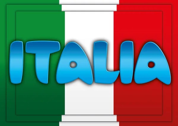 Drapeau Italie — Image vectorielle