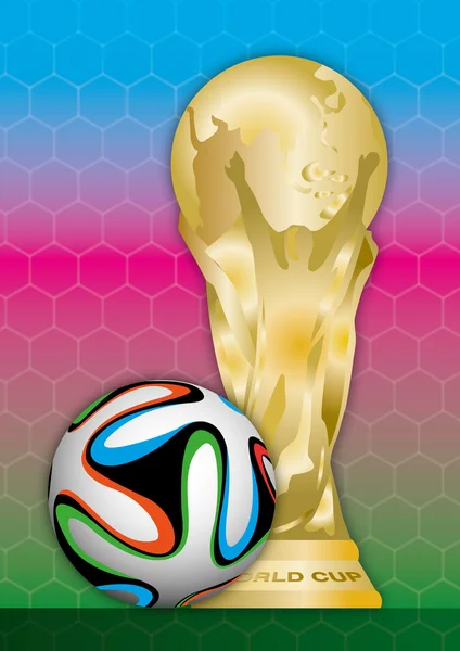 WM und Ballon — Stockvektor