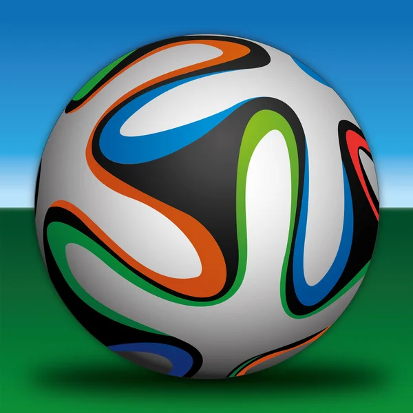 Футбол футбольний м'яч — стоковий вектор
