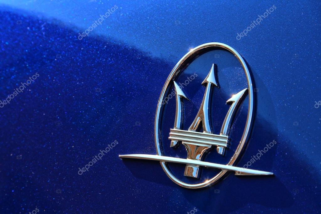 MODENA - ITALY - JULY 2017 - FCA Maserati logo detail, Modena