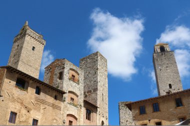 San gimignano, Toskana, İtalya