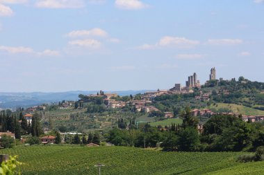 San gimignano, Toskana, İtalya
