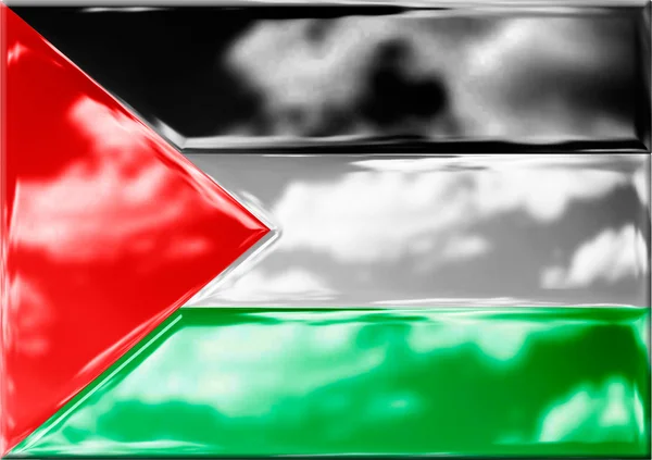 Bandera de Palestina — Foto de Stock
