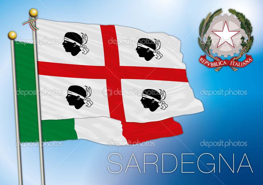 Sardinia regional flag