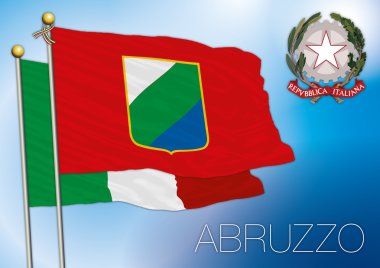 Abruzzo Bölge bayrağı, İtalya