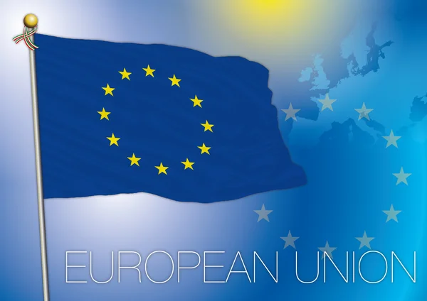 Europese Unie vlag, eu — Stockvector