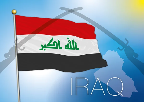 Iraq flag — Stock Vector