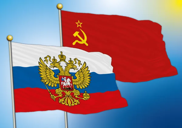 Russie drapeau de l'Union soviétique — Image vectorielle