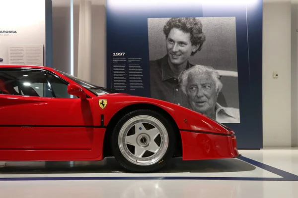 Modena Italia Diciembre 2021 Mef Ferrari Museum Casa Natal Enzo — Foto de Stock