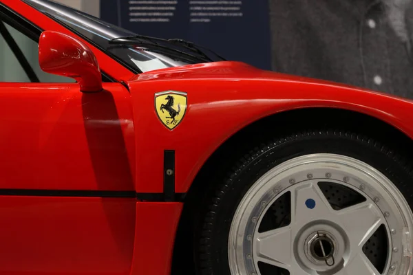 Modena Itálie Prosinec 2021 Mef Ferrari Museum Rodný Dům Enzo — Stock fotografie