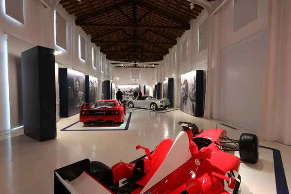 Модена Италия Декабрь 2021 Mef Ferrari Museum Birth Home Enzo — стоковое фото