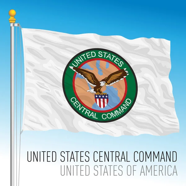 Прапор Центрального Командування Сша Сша — стоковий вектор