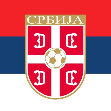 Sırbistan futbol federasyonu logosu ulusal bayrak, FIFA Dünya Kupası 2022, illüstrasyon