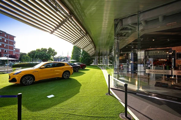 Modena Itália Maio 2022 Maserati Carros Frente Oficial Maserati Show — Fotografia de Stock