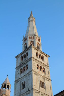 Ghirlandina Kulesi, Modena, Emilia-Romagna, İtalya, Unesco dünya mirası