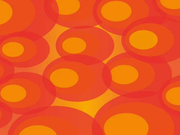 Oranje elliptische achtergrond — Stockvector