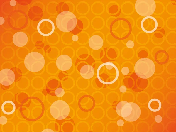 Oranje achtergrond met vierkantjes — Stockvector