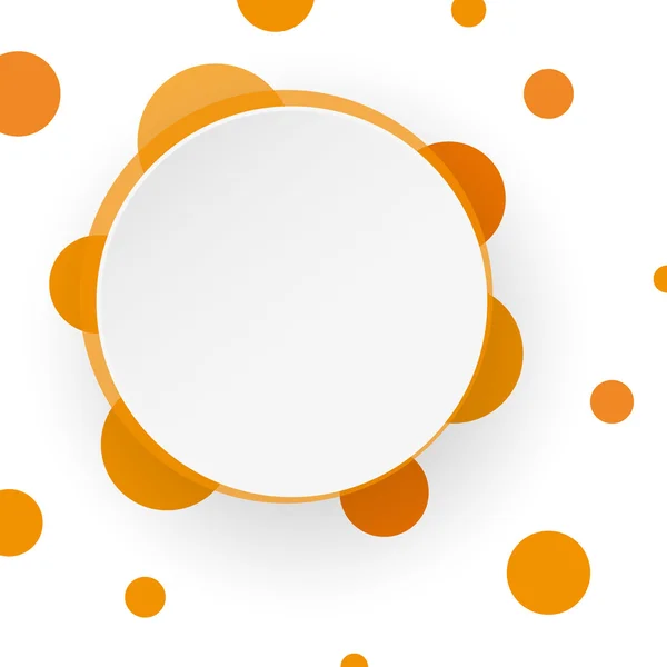 Orange speech bubble background Royalty Free Stock Vectors