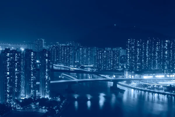 Cityscape de Hong Kong Fotos De Bancos De Imagens