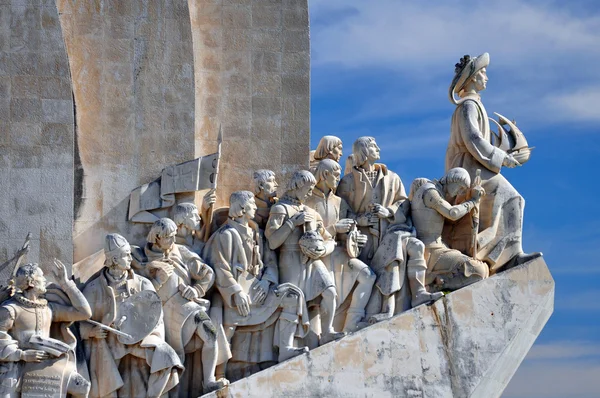 Monumento a los descubrimientos, lisbón, portugal — Foto de Stock