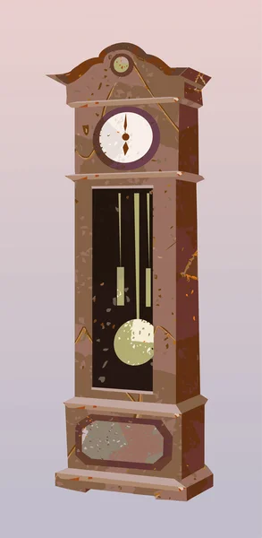 Pendulum Clock — Stock Vector