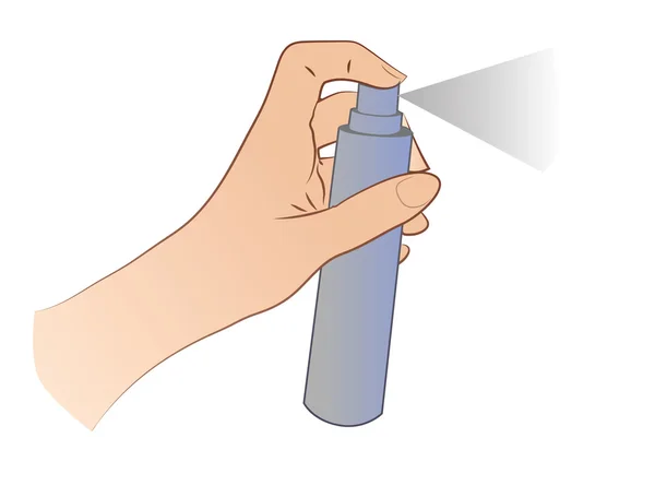 Hand Spraying — Stock Vector