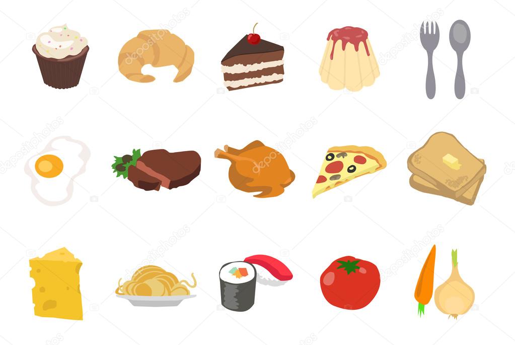 Set Of Food Icons