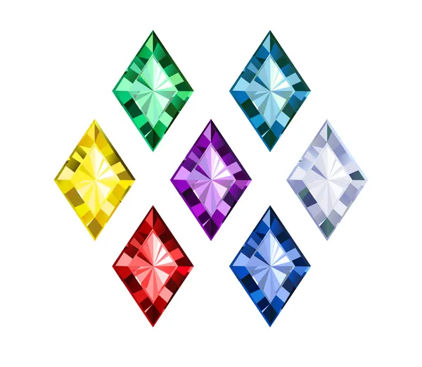 renkli değerli taşlar