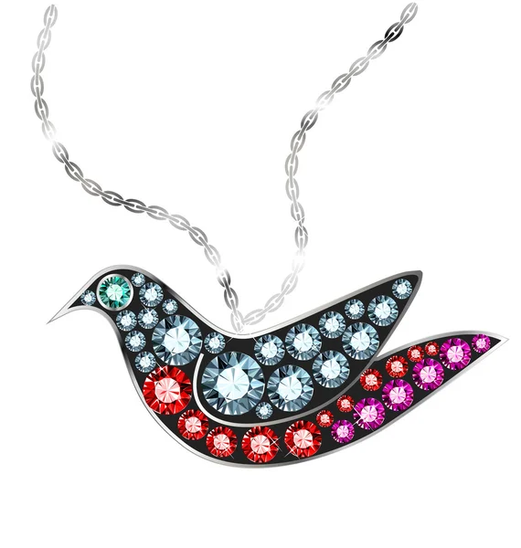 Pendentif gemme — Image vectorielle