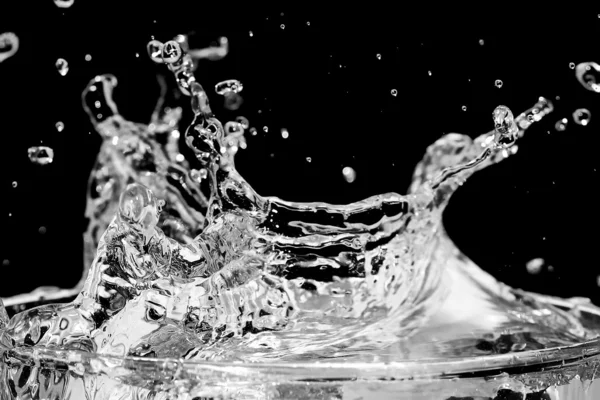 Water splash and drops — Stock Photo, Image