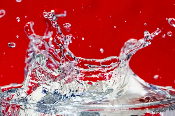 Water splash and drops — Stock Photo, Image