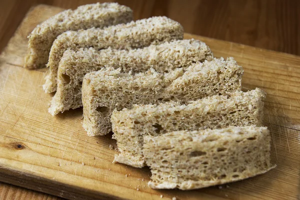 米糠面包健康食品 图库图片