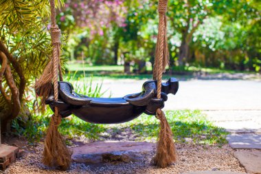 güzel bir salıncak Bahçe Close-Up