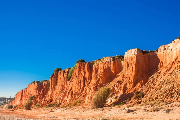 Big Mountain on the sand beach in Portugal — Stock Photo, Image