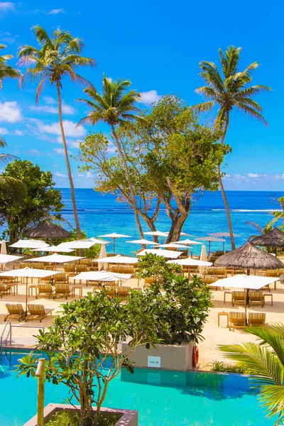 Exotische luxehotel in de Seychellen — Stockfoto