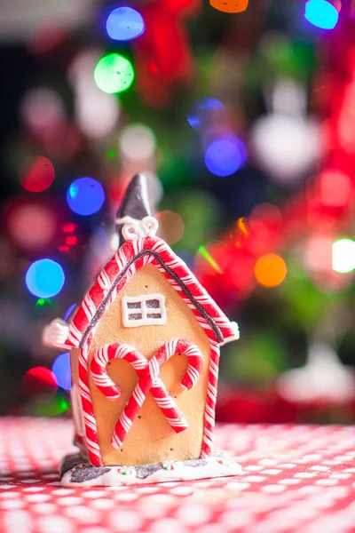 Close-up of gingerbread fairy house — Stock Photo, Image