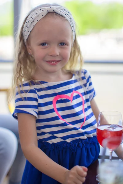 Portrait of little adorable charming girl — Stock Photo, Image