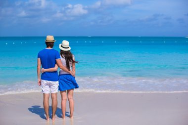küçük mutlu bir aile beach tatil