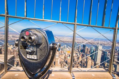 Genel teleskop manhattan binalar üzerinde işaret etti.