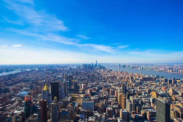 Vew de Manhattan desde el Empire State Building, Nueva York — Foto de Stock