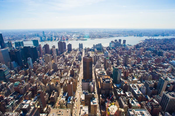 Vew de Manhattan desde el Empire State Building, Nueva York — Foto de Stock