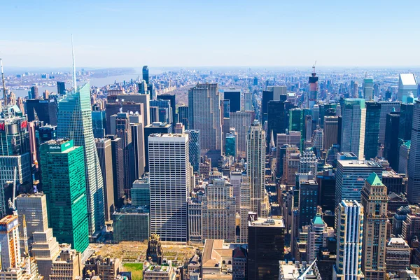 Vew de Manhattan desde el Empire State Building, Nueva York — Foto de Stock