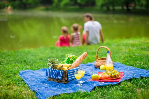 Family picnicking — Stock Photo, Image