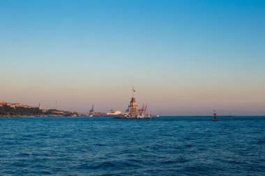 Istanbul kızlık kulede günbatımı