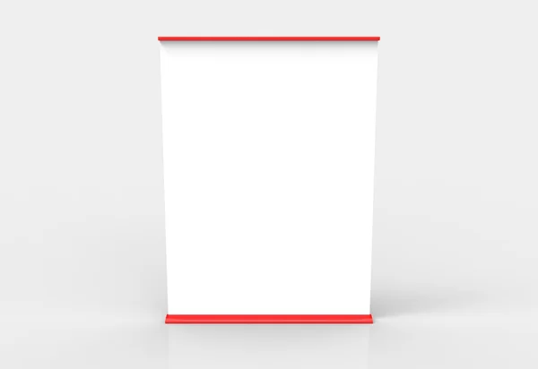 Blanko-Roll-Up-Banner — Stockfoto