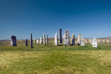 Callanish standing stone circle, Callanish, Isle of Lewis, Scotland, UK. clipart
