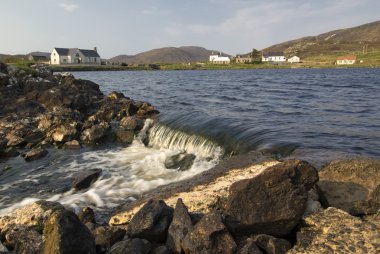 Leverburgh village, Isle of Harris, Outer Hebrides, Scotland clipart